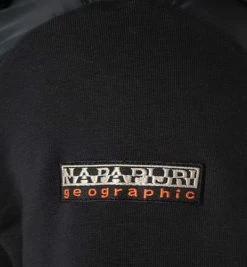 Brandneu 😀 NAPAPIJRI Hoodie NP0A4FQF/041 Baumwolle, Schwarz 💯 -Pullover & Strickjacken Verkäufe 379884 norm4