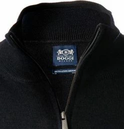 Angebote ✨ BOGGI MILANO Troyer BO21A0166/01 Merinowolle, Navy 🌟 -Pullover & Strickjacken Verkäufe 379910 norm2