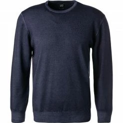 Angebote 👏 BOGGI MILANO Pullover BO20A0061/01 Merinowolle, Navy 👏