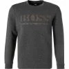 Neu 😀 BOSS Sweatshirt Salbo Iconic 50456419/031 Baumwolle, Mittelgrau meliert, Mittelgrau 👍 -Pullover & Strickjacken Verkäufe 379955 master