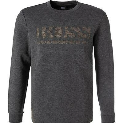 Neu 😀 BOSS Sweatshirt Salbo Iconic 50456419/031 Baumwolle, Mittelgrau meliert, Mittelgrau 👍 4 Neu 😀 BOSS Sweatshirt Salbo Iconic 50456419/031 Baumwolle, Mittelgrau meliert, Mittelgrau 👍 – Bild 2