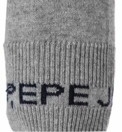 Aktion ❤️ Pepe 👖 Jeans Pullover Gaston PM702149/913 Kapuzenpullover, Baumwolle-Kaschmir, Hellgrau 💯 -Pullover & Strickjacken Verkäufe 380017 norm3