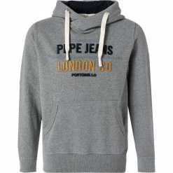 Beste Bewertungen von ⭐ Pepe 👖 Jeans Hoodie Neville PM581620/933 Baumwolle, Grau 🎉