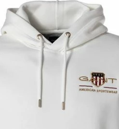 Bestes Angebot 🎁 Gant Hoodie 2047076/113 Baumwolle, Wollweiß, Creme ❤️ -Pullover & Strickjacken Verkäufe 380078 norm2