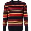 Besorgen ✨ Gant Pullover 8050120/105 Lammwolle, Multicolour gestreift, Multicolor 🌟