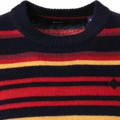 Besorgen ✨ Gant Pullover 8050120/105 Lammwolle, Multicolour gestreift, Multicolor 🌟 -Pullover & Strickjacken Verkäufe 380081 norm2