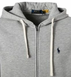Besorgen ⭐ Polo Ralph Lauren Sweatjacke 710813297/002 Baumwolle, Grau meliert, Grau 🌟 -Pullover & Strickjacken Verkäufe 380086 norm2