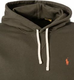 Aktion ✔️ Polo Ralph Lauren Hoodie 710766778/045 Baumwolle, Olivgrün, Olive 🔥 -Pullover & Strickjacken Verkäufe 380088 norm2