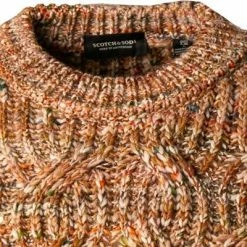 Budget 😉 Scotch & Soda Pullover 163998/0217 Stehkragenpullover, Wolle, Rost 🧨 -Pullover & Strickjacken Verkäufe 380101 norm2