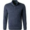 Bestes Angebot 🔔 N.Z.A. Pullover 21HN452/1631 Troyer, Baumwolle, Marine meliert, Marine 🤩 -Pullover & Strickjacken Verkäufe 380144 master