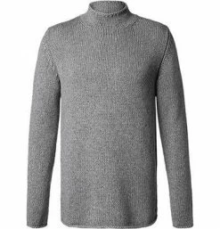 Neu ✨ BETTER RICH Pullover M93124100/933 Stehkragenpullover, Merinowolle-Kaschmir, Grau 🥰 -Pullover & Strickjacken Verkäufe 380166 norm