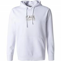 Neu 💯 KARL LAGERFELD Hoody 705012/0/512910/10 Hoodie, Baumwolle, Weiß 😀