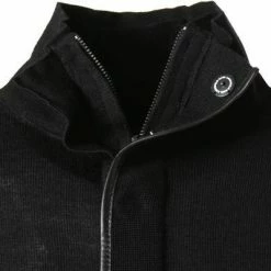 Am billigsten 🔔 KARL LAGERFELD Troyer 655005/0/512399/990 Merinowolle, Schwarz 🎁 -Pullover & Strickjacken Verkäufe 380290 norm2