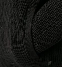 Schlussverkauf 😉 KARL LAGERFELD Pullover 655032/0/512301/990 Troyer, Baumwolle, Schwarz 🥰 -Pullover & Strickjacken Verkäufe 380296 norm3