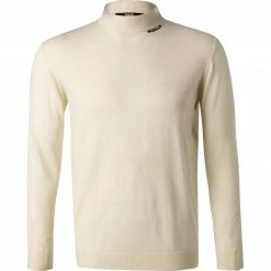 Aktion ❤️ KARL LAGERFELD Pullover 655050/0/512306/80 Stehkragenpullover, Wolle-Seide, Champagne ❤️