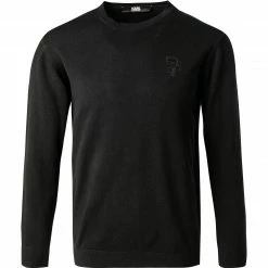 Am billigsten 👍 KARL LAGERFELD Pullover 655029/0/512301/990 Baumwolle, Schwarz 🤩