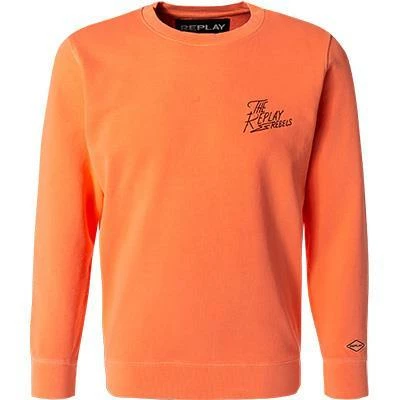 Aktion 👍 Replay Sweatshirt M3519.000.22738D/649 Baumwolle, Neonorange 🔥 4 Aktion 👍 Replay Sweatshirt M3519.000.22738D/649 Baumwolle, Neonorange 🔥 – Bild 2
