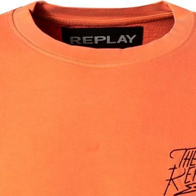 Aktion 👍 Replay Sweatshirt M3519.000.22738D/649 Baumwolle, Neonorange 🔥 5 Aktion 👍 Replay Sweatshirt M3519.000.22738D/649 Baumwolle, Neonorange 🔥 – Bild 3