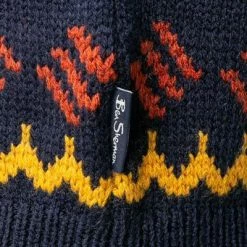 Top 10 🤩 Ben Sherman Pullover 0065558/035 Regular Fit, Wolle, Marineblau gemustert, Marine 😀 -Pullover & Strickjacken Verkäufe 380381 norm3