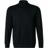 Blitzangebot 🛒 bugatti Pullover 7700/85520/390 Stehkragenpullover, Baumwolle-Kaschmir, Nachtblau 🤩 -Pullover & Strickjacken Verkäufe 380495 master