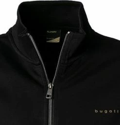 Bester Verkauf 🥰 bugatti Sweatjacke 8750/85195/290 Baumwolle, Schwarz 💯 -Pullover & Strickjacken Verkäufe 380504 norm2