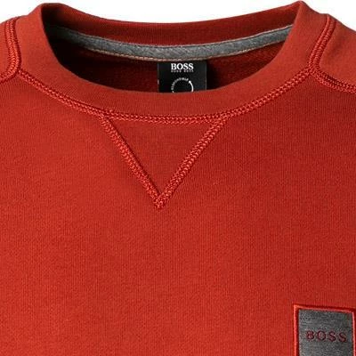 Neu 🥰 BOSS Sweatshirt Westart 50462769/611 Baumwolle, Rotorange, Rot 🎉 5 Neu 🥰 BOSS Sweatshirt Westart 50462769/611 Baumwolle, Rotorange, Rot 🎉 – Bild 3