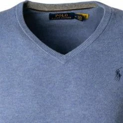 Bester Verkauf 🔔 Polo Ralph Lauren Pullover 710667377/018 Merinowolle, Blau meliert, Blau ⭐ -Pullover & Strickjacken Verkäufe 380567 norm2