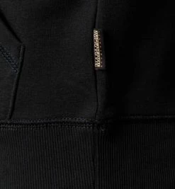 Brandneu ❤️ NAPAPIJRI Hoodie NP0A4FQY/041 Baumwolle, Schwarz ✨ -Pullover & Strickjacken Verkäufe 380591 norm3