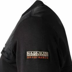 Brandneu ✨ NAPAPIJRI Sweatshirt NP0A4FQE/041 Baumwolle, Schwarz 🛒 -Pullover & Strickjacken Verkäufe 380603 norm3