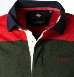 Am billigsten 🛒 N.Z.A. Rugby-Shirt 21KN204/1501 Pullover, Baumwolle, Rot-dunkelgrün gestreift, Rot-dunkelgrün 🔥 -Pullover & Strickjacken Verkäufe 380612 norm2