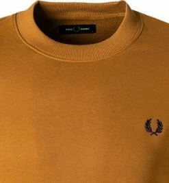 Budget 👏 Fred Perry Sweatshirt M7535/D56 Baumwolle, Dunkelkaramell 🌟 -Pullover & Strickjacken Verkäufe 380652 norm2