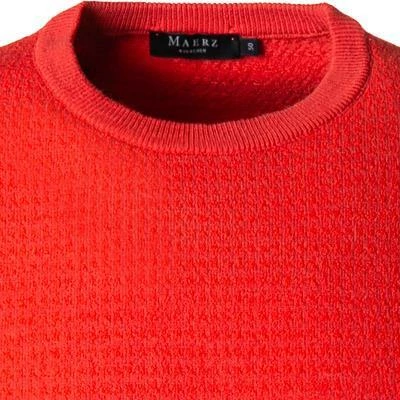 Auslauf 🛒 Maerz Pullover 417801/486 Schurwolle, Rot 🛒 5 Auslauf 🛒 Maerz Pullover 417801/486 Schurwolle, Rot 🛒 – Bild 3