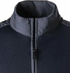 Aktion 👍 Maerz Strickjacke 559901/399 Baumwolle-Schurwolle, Navy 🧨 -Pullover & Strickjacken Verkäufe 380737 norm2