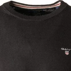 Angebote ❤️ Gant Pullover 83101/5 Wolle, Schwarz 🧨 -Pullover & Strickjacken Verkäufe 380751 norm2