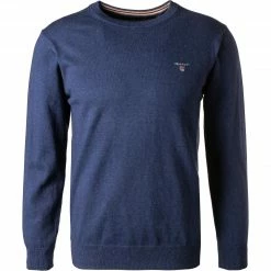 Brandneu 🔥 Gant Pullover 83101/4 Wolle, Marineblau, Marine 😀