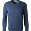 Brandneu ✨ Daniel Hechter V-Pullover 65020/112805/650 Regular Fit, Baumwolle, Denimblau meliert, Denimblau 🔥 -Pullover & Strickjacken Verkäufe 380756 master