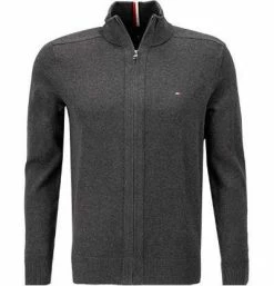 Neu 🥰 Tommy Hilfiger Strickjacke MW0MW11675/P92 Cardigan, Baumwolle-Kaschmir, Dunkelgrau 💯 -Pullover & Strickjacken Verkäufe 380826 norm