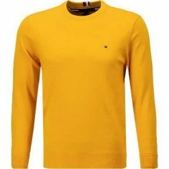 Bestes Angebot 🔔 Tommy Hilfiger Pullover MW0MW11674/ZEY Baumwolle-Kaschmir, Ockergelb ✨ -Pullover & Strickjacken Verkäufe 380832 norm
