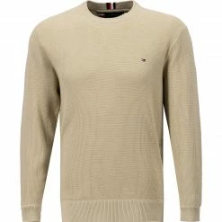 Brandneu 🎉 Tommy Hilfiger Pullover MW0MW19533/RB7 Bio Baumwolle, Sand 😍
