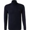 Brandneu ⭐ Tommy Hilfiger Pullover MW0MW16527/DW5 Rollkragenpullover, Merinowolle waschbar, Nachtblau 🎉