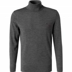 Coupon 🎉 Tommy Hilfiger Pullover MW0MW16527/P93 Rollkragenpullover, Merinowolle waschbar, Grau 🛒