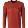 Neu ✔️ BOSS Sweatshirt Salbo 50457020/611 Baumwolle, Rotorange, Rot 😍 -Pullover & Strickjacken Verkäufe 380912 master