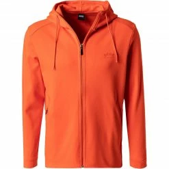 Beste Bewertungen von 🔥 BOSS Sweatjacke Saggy 50455083/821 Baumwolle, Orange 🧨