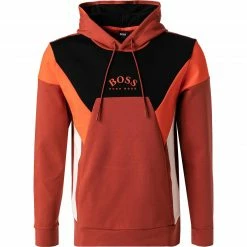 Aktion 🤩 BOSS Hoodie Soody 50457055/611 Baumwolle, Rot 👍