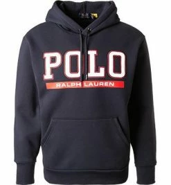Brandneu 🛒 Polo Ralph Lauren Hoodie 710852512/001 Baumwolle, Navy ✔️ -Pullover & Strickjacken Verkäufe 380998 norm
