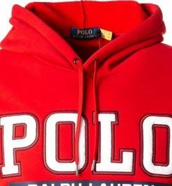 Neu 🔔 Polo Ralph Lauren Hoodie 710852512/002 Baumwolle, Rot 🔥 -Pullover & Strickjacken Verkäufe 380999 norm2