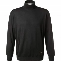 Auslauf ⭐ Fynch-Hatton Rollkragenpullover 1221 702/997 Modern Fit, Merinowolle, Schwarz 💯