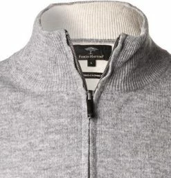 Coupon ✔️ Fynch-Hatton Troyer 1221 807/950 Merinowolle-Kaschmir, Silbergrau meliert, Silber 😍 -Pullover & Strickjacken Verkäufe 381023 norm2
