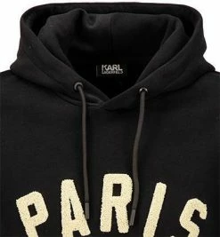 Besorgen 😉 KARL LAGERFELD Hoody 705044/0/512906/990 Hoodie, Baumwolle, Schwarz 😉 -Pullover & Strickjacken Verkäufe 381061 norm2