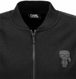 Bestes Angebot ⭐ KARL LAGERFELD Sweatjacke 705029/0/512900/990 Baumwolle, Schwarz 🥰 -Pullover & Strickjacken Verkäufe 381067 norm2